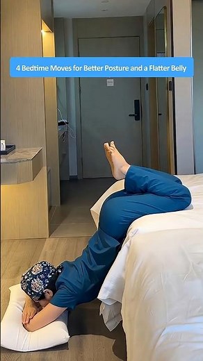 4 Easy Bedtime Moves to Add to Your Nightly Routine for Better Posture and a Flatter Looking Belly