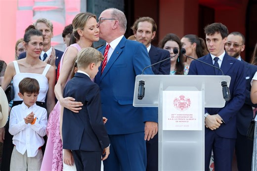 Princess Charlene wipes away tear as she celebrates emotional family milestone
