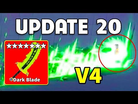 DARK BLADE Awaken V4 in Update 20 - Blox Fruits ?