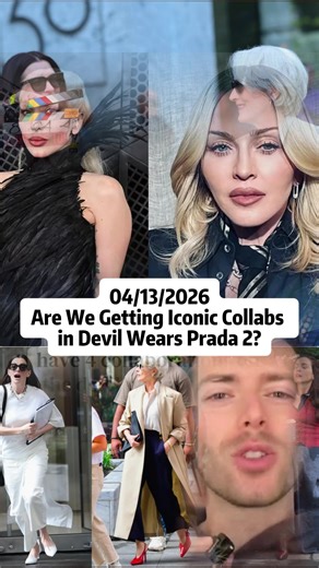 Are We Getting Iconic Collabs in Devil Wears Prada 2? 😱🎶 #LadyGaga #Madonna #MusicRumors #PopCulture #foryou #viral #storytime #fyp #story #USA #PopCultureNews #tiktok #fypシ