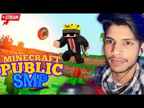 🔴 Minecraft Smp Live | { Public LifeStael Smp } Java+Pe 24/7 Online || Insane launda
