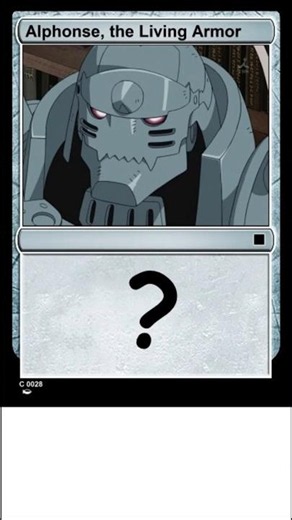 Alphonse, the Living Armor MTG #anime #fma #mtg #alphonse #memes #fmabrotherhood #60