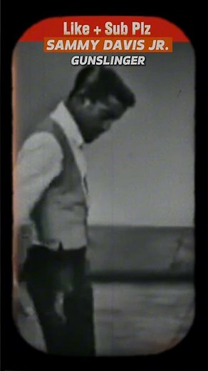 Sammy Davis Jr. Was a Real-Life Gunslinger 🤠💥 #FastDraw #CowboySkills #VintageWestern #wildwest