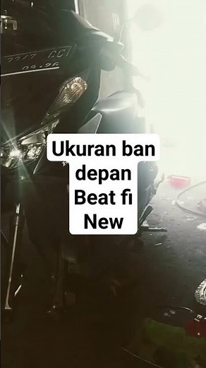 ukuran ban depan beat fi