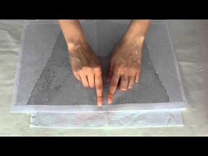 LEARN CROSS STITCH: Transfer the graphic to the fabric