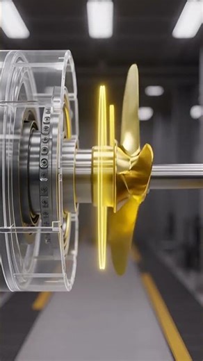 Inside a Propeller Shaft: Role of Thrust Bearing Explained ⚙️🚢