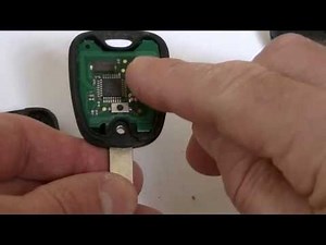 Peugeot two button key fob 206,306 307.406, Repair battery change Fix