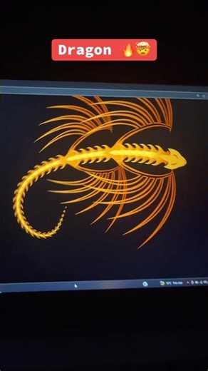 Dragon HTML CSS JS 🔥🤯 #coding #fyp