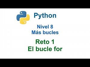 Programming in Python - Level 8 - Challenge 1 - The for loop