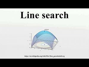Line search