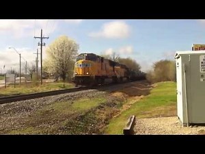Union Pacific SD70M horn show.