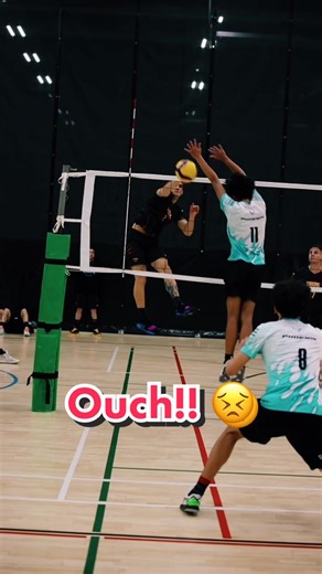 Female Volleyball Player Endures Painful Nut Shot