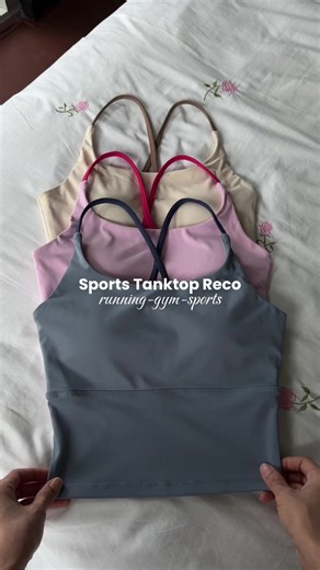 Top Sports Padded Tank Tops for Women's Running