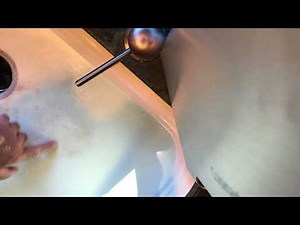 How to clean a hopelessly abused plastic or fiber kitchen sink in 1 hour.. 1