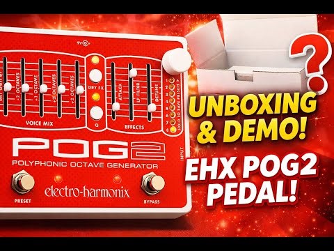 Unboxing and POG2 Sample Settings Demo | Cathedral Organ to Satriani? Tone