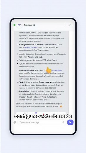 Créez votre Chatbot FAQ en 5 minutes avec Asyntai AI