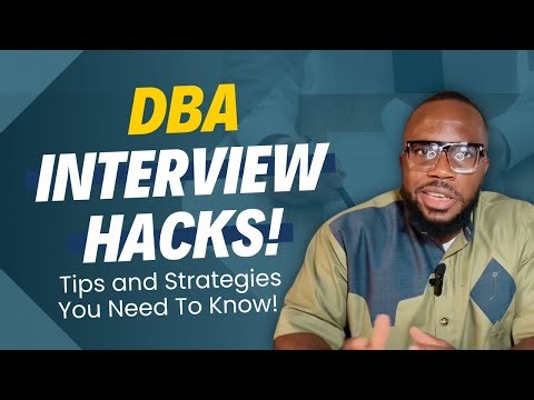DATABASE ADMINISTRATOR Interview Strategies You Need! (Technical Tips Revealed)