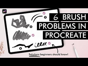 PROCREATE BRUSH PROBLEMS (6 easy fixes you need to know!)