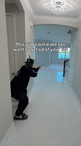 10K views · 7.9K reactions | 1300 sq interior epoxy over tile ⚡️ Tag someone who needs this in their house. | Brandon Long | Facebook