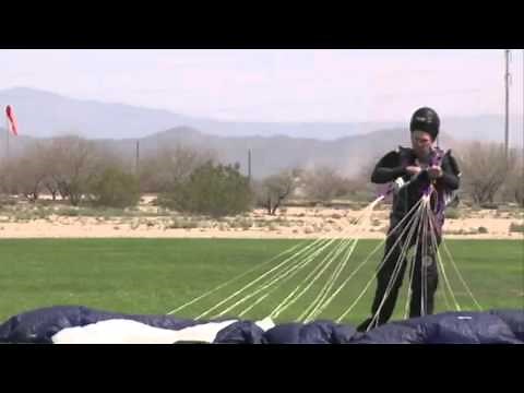 Skydiving deaths often result from making sharp turns