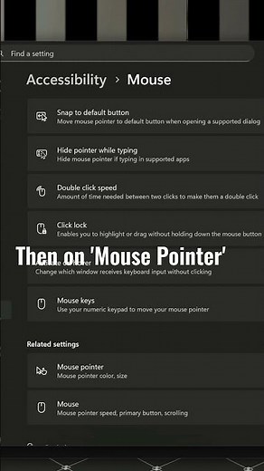 How to change mouse icons on Windows 11