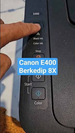 printer Canon E400 Indikator Berkedip 8 kali #service #printer #tutorial #video