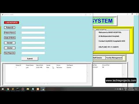 Hospital Management System Project in Python with Database | Python Projects for Beginners