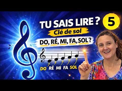 Lecture De Notes Clé De Sol