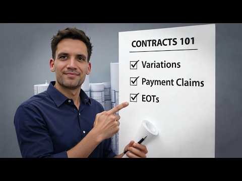 Master Contract Administration in 66 Minutes - Variations, Payment Claims, EOTs