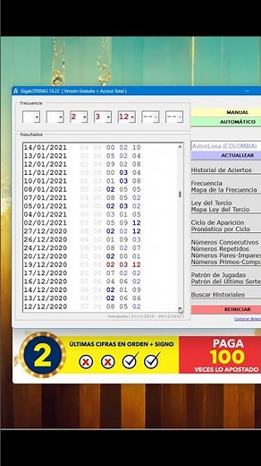 Ganar Chance ASTRO LUNA con estos Números y Cobrar 100 Veces lo Apostado #gigaloterias #astroluna