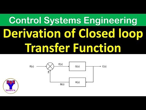 Derivation of Transfer Function of Closed Loop System | Derivation of closed loop transfer function