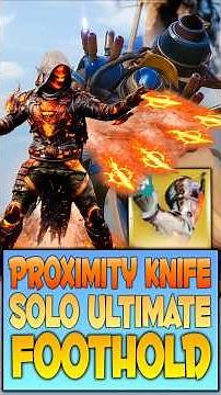Solar Hunter Caliban's Hand Build |Solo Flawless Ultimate BG: Foothold | Destiny 2 Renegades