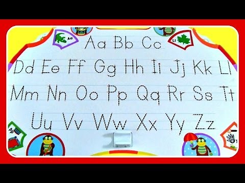 Learn To Write ABC Alphabet Uppercase & Lowercase Letters! ABC Video For Preschool Kids, Toddlers,