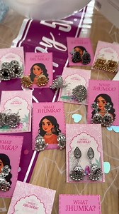 What Jhumka Mehndi Favour Cards Printed & Ready (CARD ONLY) - Etsy