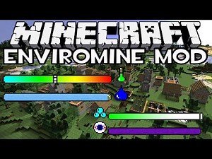 Minecraft: EnviroMine MOD - Nuevas Físicas, Barras de Sed, Temperatura, Oxigeno y Salud!