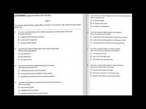 Listening B2, FCE 1 (2015), Test 1, Part 1