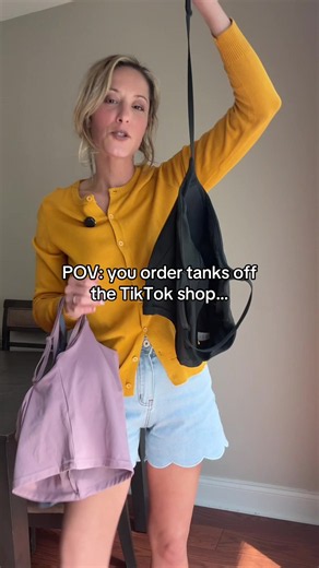 TikTok Shop Tank Tops Review: Adjustable Straps & Built-In Bra