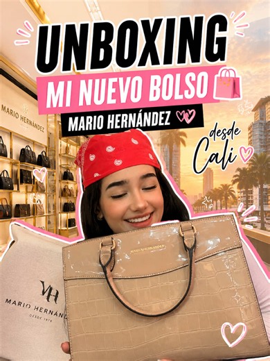 Encantada con mi nuevo bolso de @Mario Hernández 🥹 ya me siguen en YouTube? Salgo como KatteCreates 💞 por allá estaremos subiendo cositas 👀 #unboxing