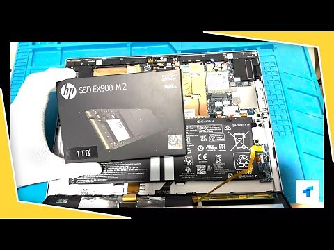 how to upgrade SSD hp elite X2