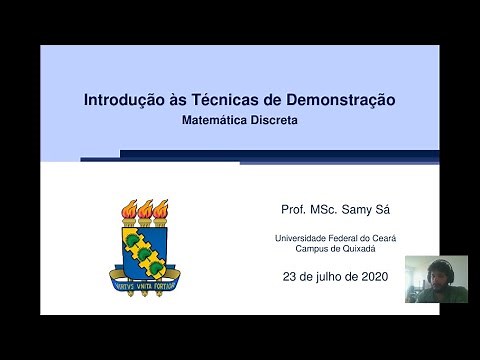 Matemática Discreta, AULA 01: Técnicas de Demonstração de Teoremas