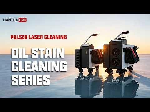 Watch Pulse Laser Remove Oil & Grease from Different Surfaces! 🔥