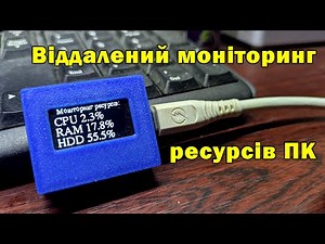 💻 Wemos D1 Mini + OLED | Remote PC Monitoring (CPU, RAM, DISK)