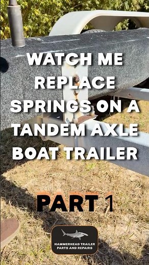Part 1 | Boat Trailer Springs replacement | Start to finish