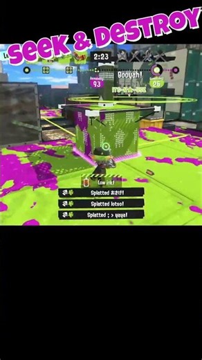 Seek and destroy part 4 #splatoon3 #gaming #splatoonshorts