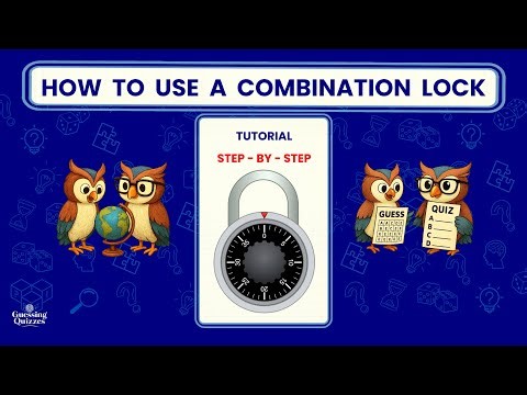 How to Use a Combination lock ● Combination Lock Instruction ● Tutorial Video R10 L30 R20 ●