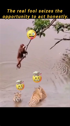Tiger Hunts Monkey in the Wild | Incredible Wildlife Moment 🐅🐒