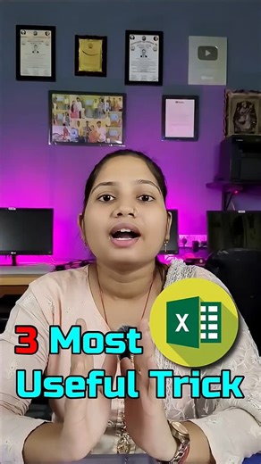 computertricks on Instagram: "3 Most Useful Excel Trick 💥 Advance Excel Trick #ytshorts #ytviral #youtubeshorts #excel #exceltricks exceltips windows windowstricks tipsandtricks computer computereducation 🙏🙏 LIKE, COMMENT & SUBSCRIBE My Channel...... Your Queries - My other Video link - ______________________________ Thin Client Setup win 7 (Quantum ) - https://youtu.be/g5gtU-pgY6g Thin Client Setup Win 11 (Quantron) - https://youtu.be/CUWRS_3eG70 Financial Function in Excel - https://youtu.b