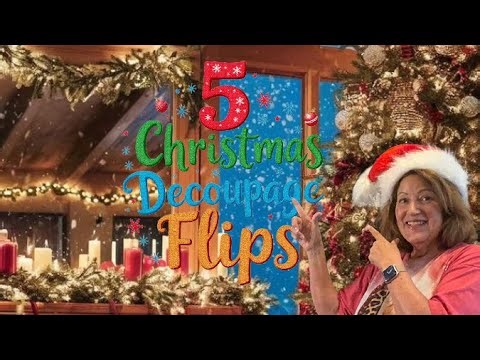 5 Favorite Christmas Decoupage Projects (reloaded)