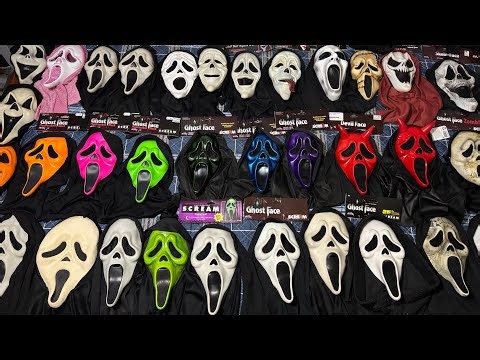 My ENTIRE Fun World Ghostface Collection | Plus Oddballs, Spoofs, Customs & More 👻