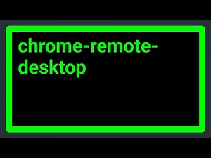 How to restart Chrome Remote Desktop from command line